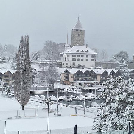Ferienwohnung Ankerplatz Spiez Eksteriør billede
